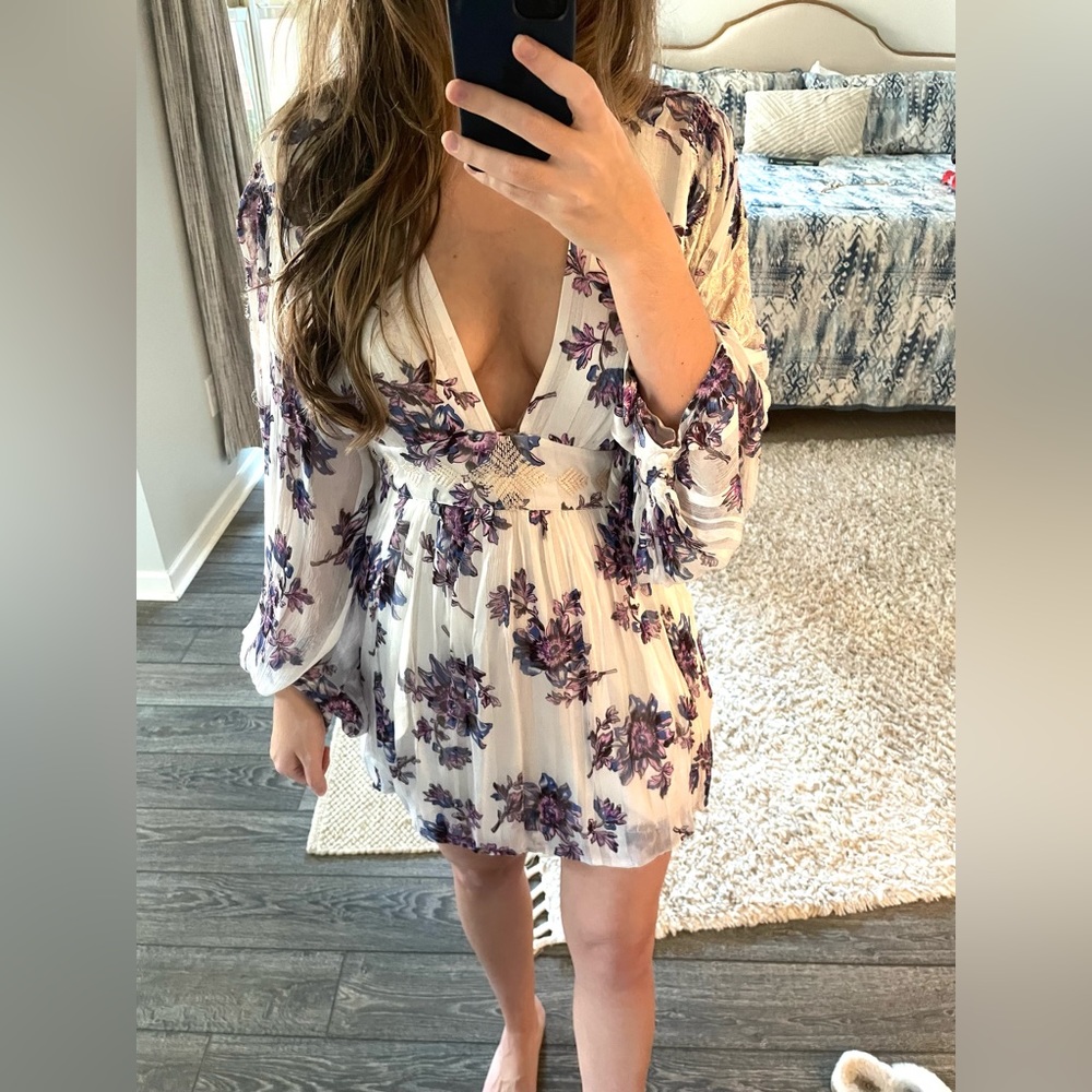Boho Free People Mini Dress